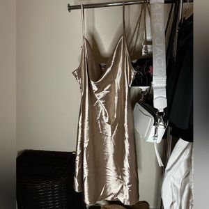 Gold SHEIN dress good condition never worn